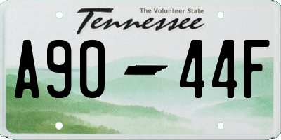 TN license plate A9044F