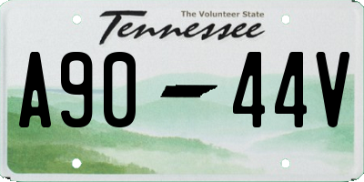 TN license plate A9044V