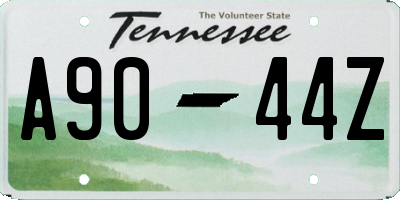 TN license plate A9044Z