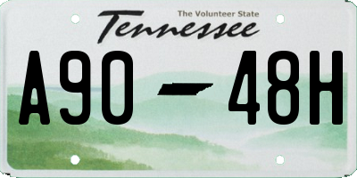 TN license plate A9048H