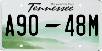TN license plate A9048M
