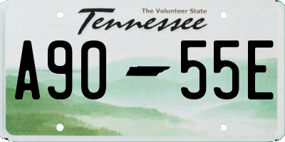 TN license plate A9055E