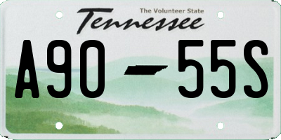 TN license plate A9055S