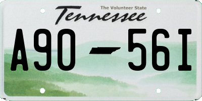 TN license plate A9056I