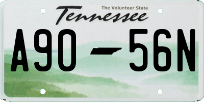 TN license plate A9056N