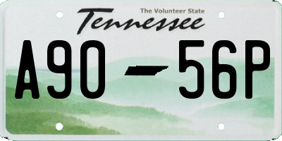 TN license plate A9056P