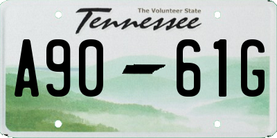 TN license plate A9061G