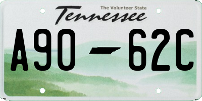 TN license plate A9062C