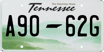 TN license plate A9062G
