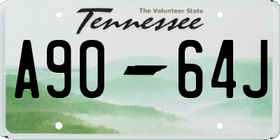 TN license plate A9064J