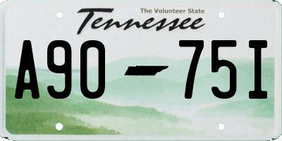 TN license plate A9075I