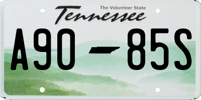 TN license plate A9085S