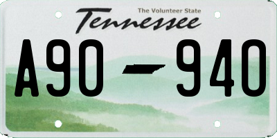 TN license plate A9094O