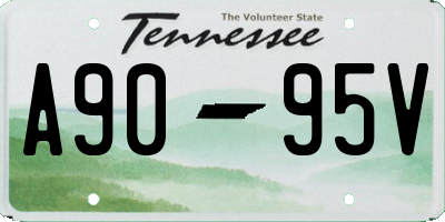 TN license plate A9095V