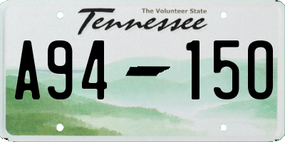 TN license plate A9415O