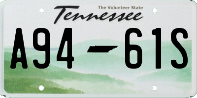 TN license plate A9461S