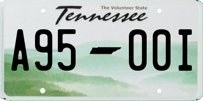 TN license plate A9500I
