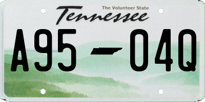 TN license plate A9504Q