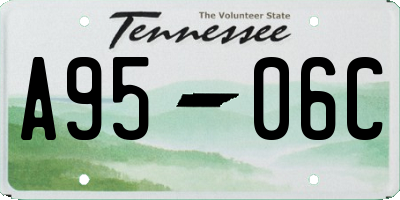 TN license plate A9506C