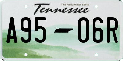 TN license plate A9506R