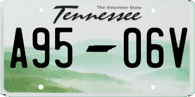 TN license plate A9506V