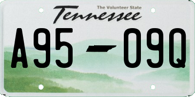 TN license plate A9509Q