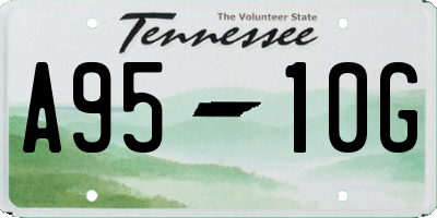 TN license plate A9510G