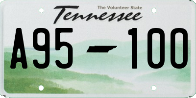 TN license plate A9510O