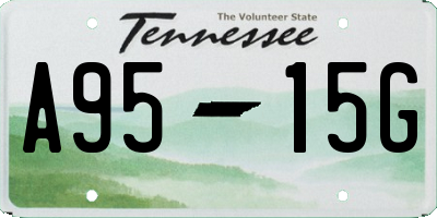 TN license plate A9515G