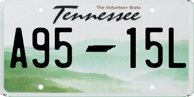 TN license plate A9515L