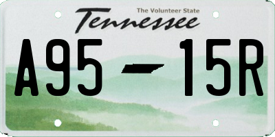 TN license plate A9515R