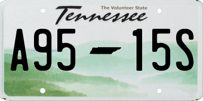 TN license plate A9515S