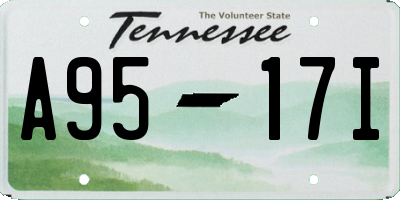 TN license plate A9517I