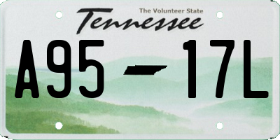 TN license plate A9517L