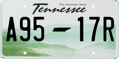 TN license plate A9517R