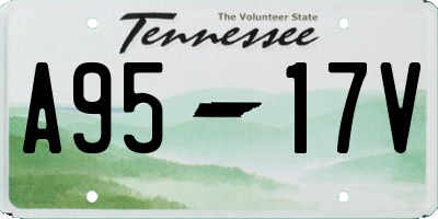 TN license plate A9517V