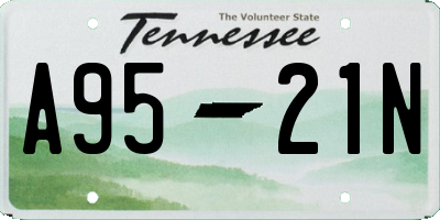 TN license plate A9521N