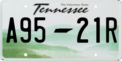 TN license plate A9521R
