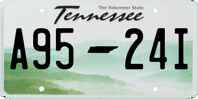 TN license plate A9524I