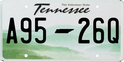 TN license plate A9526Q