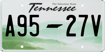 TN license plate A9527V