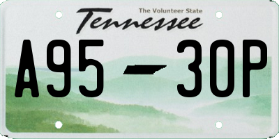 TN license plate A9530P