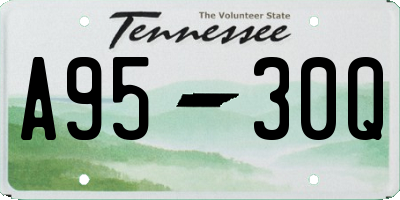 TN license plate A9530Q
