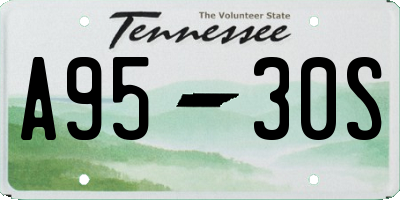 TN license plate A9530S