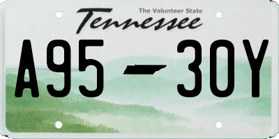 TN license plate A9530Y