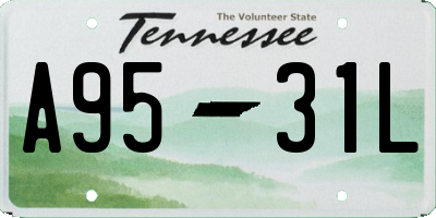 TN license plate A9531L