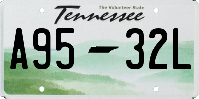 TN license plate A9532L