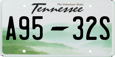 TN license plate A9532S