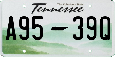 TN license plate A9539Q