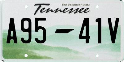 TN license plate A9541V
